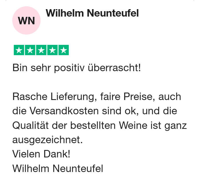 Trustpilot Bewrtung Kunde 1 Trustpilot Bewrtung Kunde 1