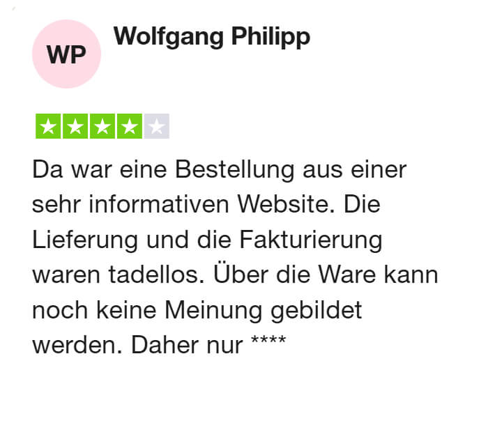 Trustpilot Bewrtung Kunde 2 Trustpilot Bewrtung Kunde 2